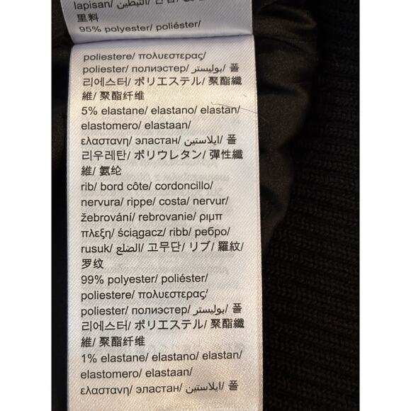 NWT Calvin Klein Jeans Black Faux Fur Vest Size Large - Picture 10 of 11